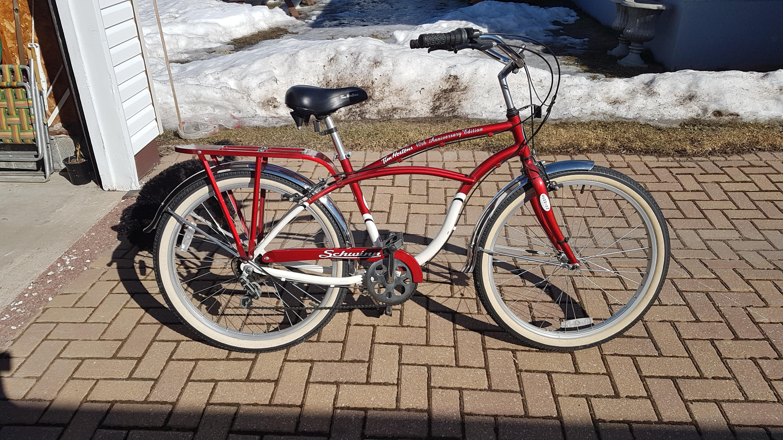 tim hortons 40th anniversary schwinn bike